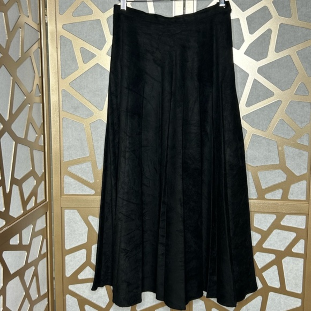 Bonnie & Norma VTG‎  black long pleated skirt
